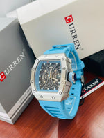 Charger l'image dans la galerie, CURREN Chronographe Sport Tonneau